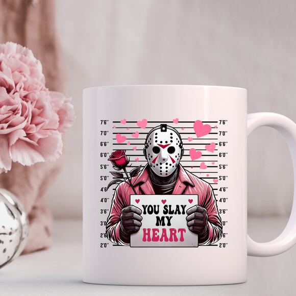 Unbranded Other - Horror Movie Valentines Day Mug 15 oz CoffeeMug JasonVoorhees Friday the 13th 10